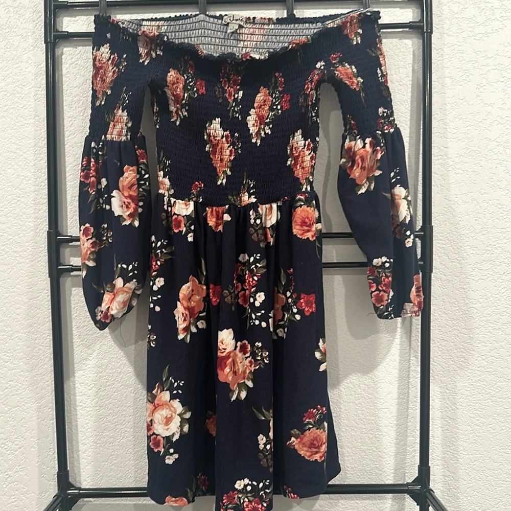 J for Justify Floral Off the Shoulder Dress